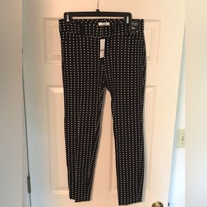 New York and Company Polka Dot Ankle Pants Size 4